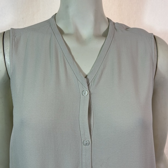 Eileen Fisher Silk tunic, size S in neutral bone - Picture 4 of 8